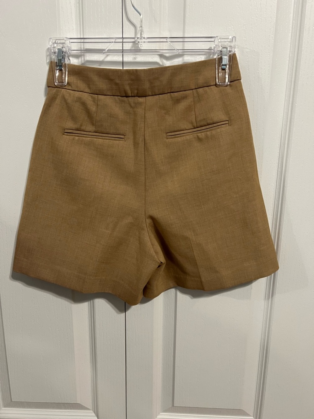 Wilfred Camel High-Rise Tailored Bermuda Shorts - Picture 2 of 4